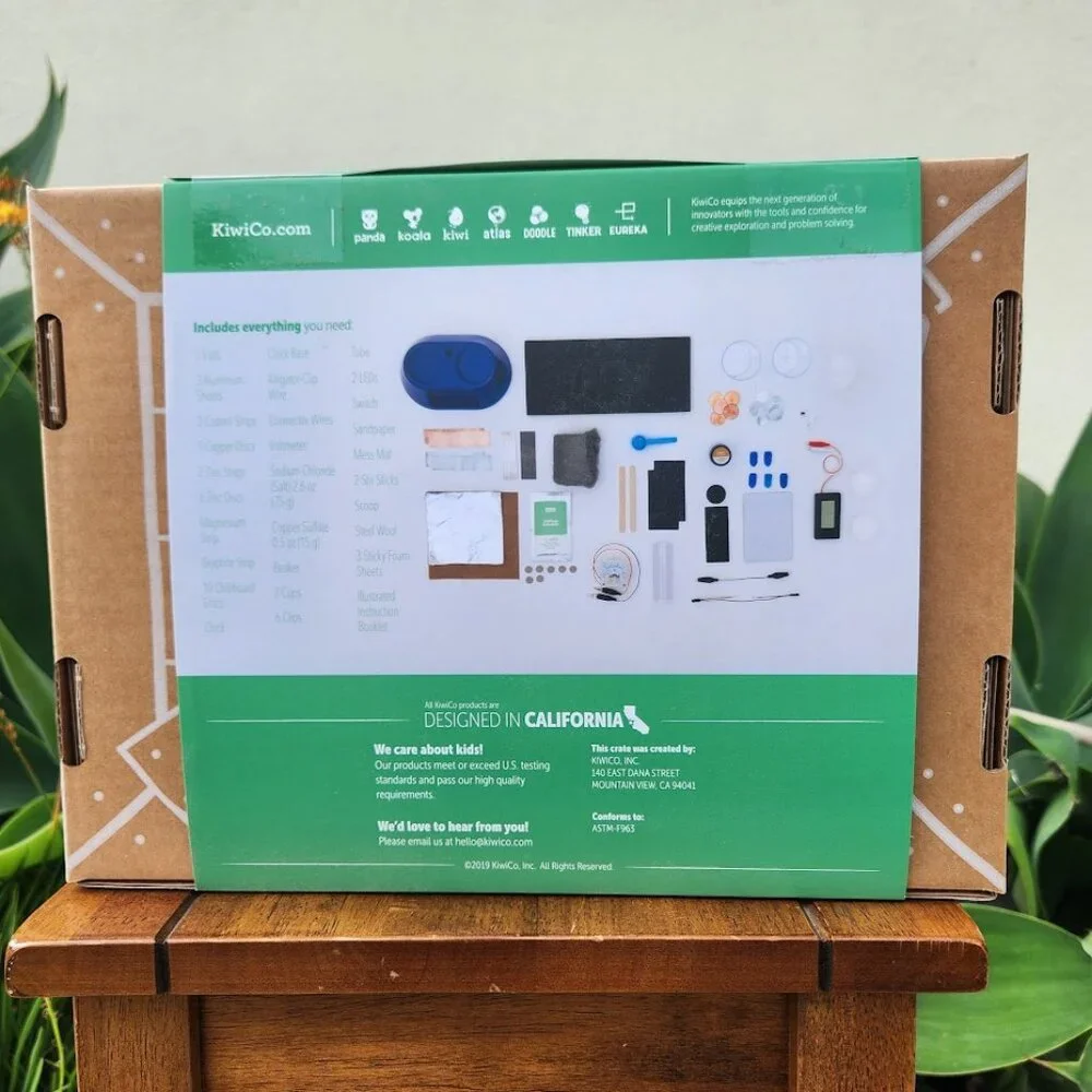 NEW KiwiCo. Kiwi Co. Electrochemistry Lab Chemistry Science Kit Battery Chemistr